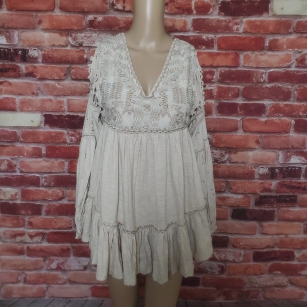 Free People Much Love Boho Tunic XS NWT - Picture 9 of 11